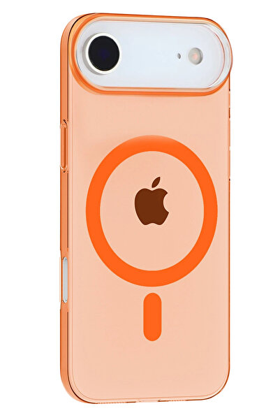 Fuchsia Apple iPhone 17 Air Pc Blank Magsafe Compatible Cover - Orange