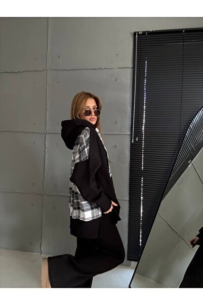 bonibon butikk Women's Quality Luxury Clothing Fleece-Lined 3 Thread Bottom Top Set