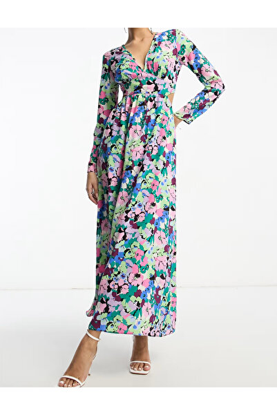 Evendi Long dress, Mix colors