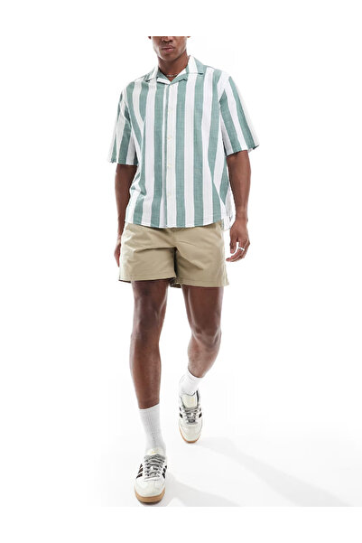 ONLY Oversize Shirt, White/Green