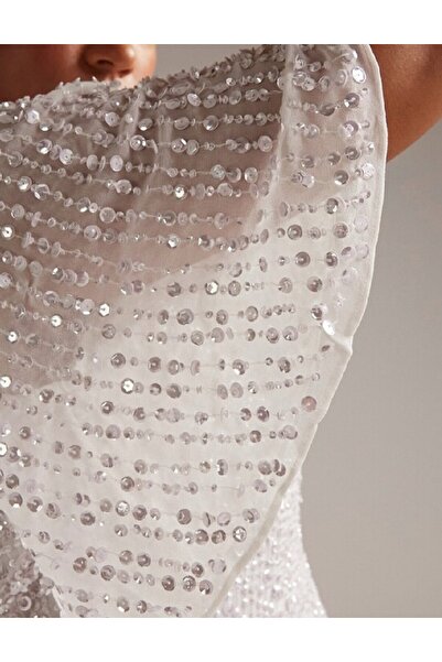 Evendi Long dress, White