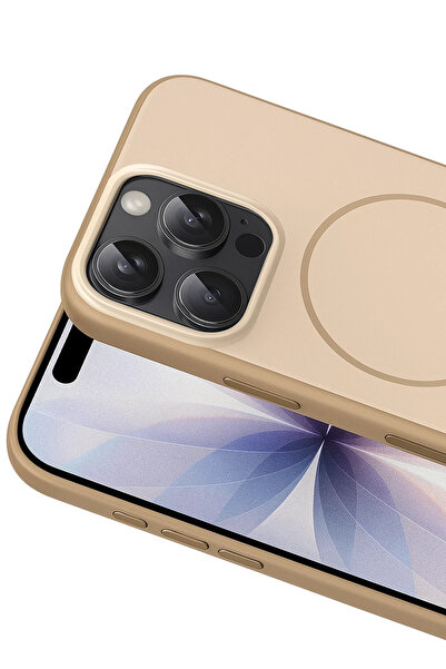 Fuchsia Apple iPhone 16 Pro Max Neva Magsafe Compatible Cover - Gold