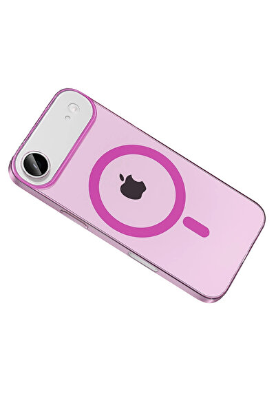 Fuchsia Apple iPhone 17 Air Pc Blank Magsafe Compatible Cover - Pink