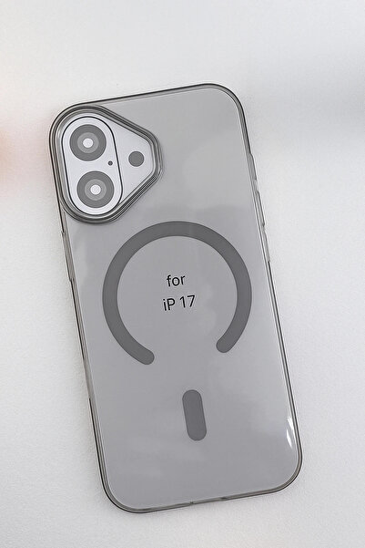 Fuchsia Apple iPhone 17 Pc Blank Magsafe Compatible Cover - Natural Gray