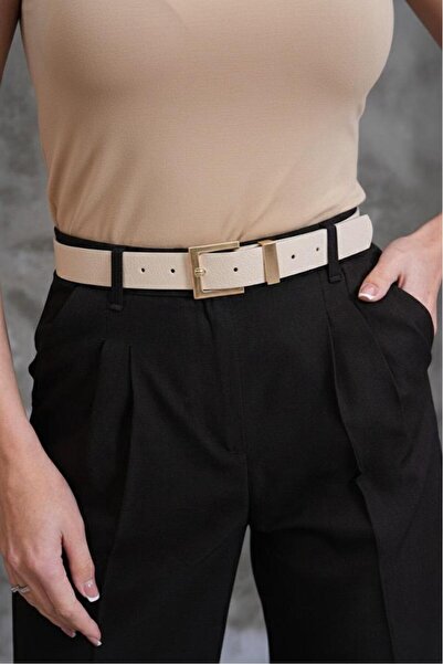 Mynoa Square Buckle Women's Belt, Jacket Belt, Trouser Belt.
