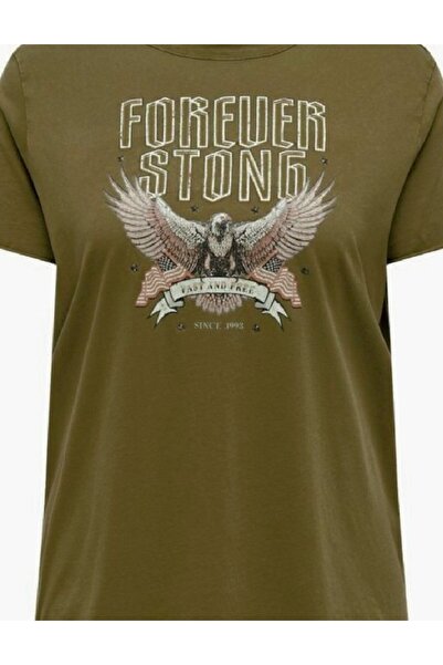 Only Carmakoma T-shirt, Green