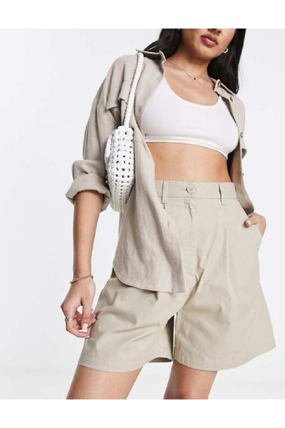 Monki Shorts, Beige