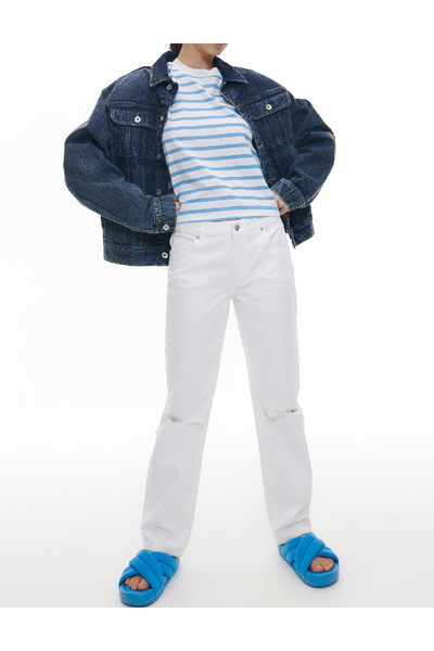 Reserved T-shirt, White/Blue