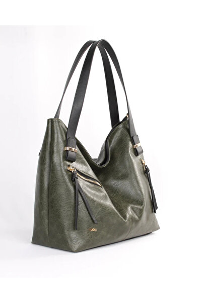 Tuğba Women's Multi-Pocket Shoulder and Arm Bag T4726