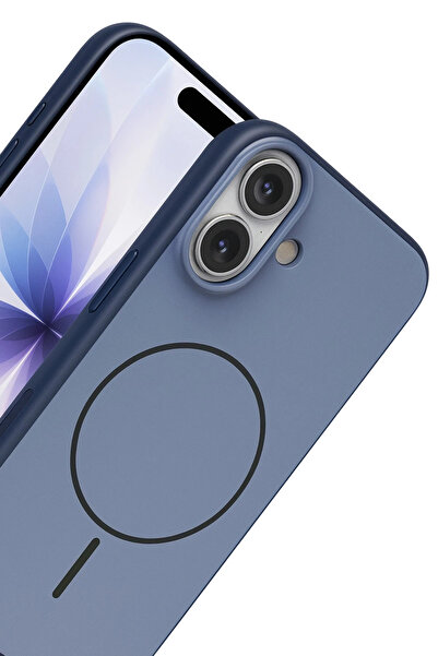 Fuchsia Apple iPhone 17 Neva Magsafe Compatible Cover - Navy Blue