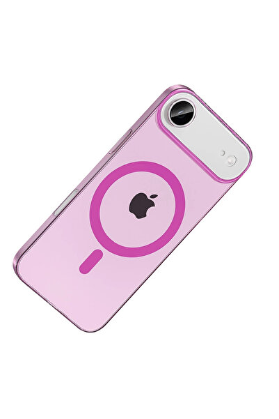 Fuchsia Apple iPhone 17 Air Pc Blank Magsafe Compatible Cover - Pink
