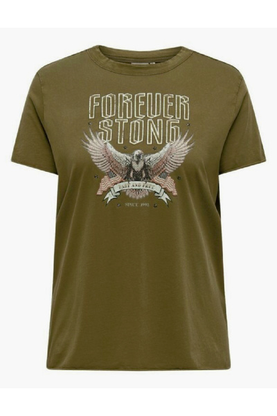 Only Carmakoma T-shirt, Green