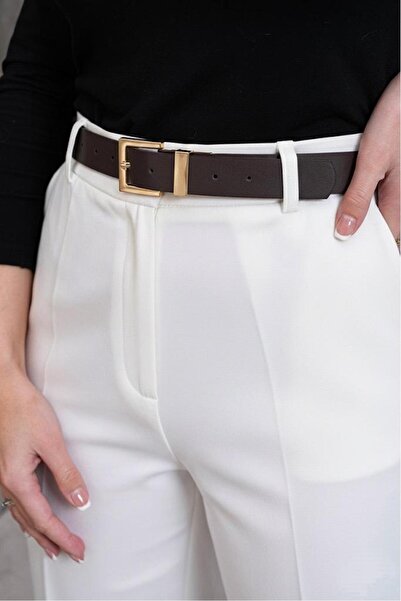 Mynoa Square Buckle Women's Belt, Jacket Belt, Trouser Belt.