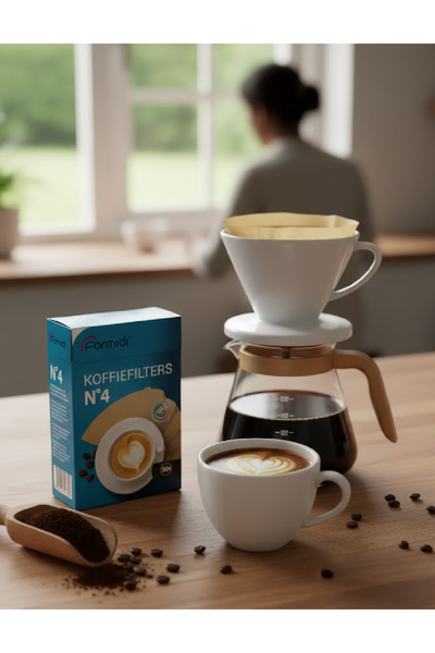 Evendi Coffee filters, No. 4, Beige