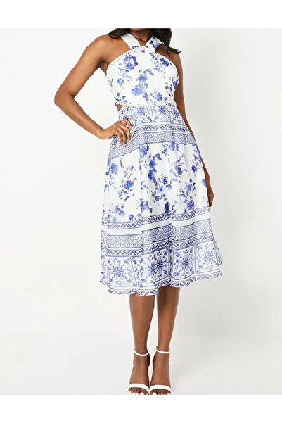 Evendi Medium dress, White/Blue