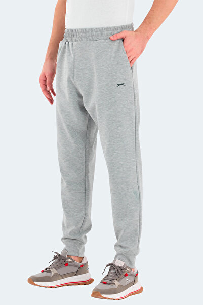 Slazenger Valerie Set of 2 Men's Black - Gray Sweatpants with Pockets