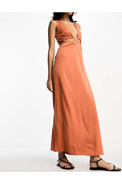 Evendi Long dress, Orange