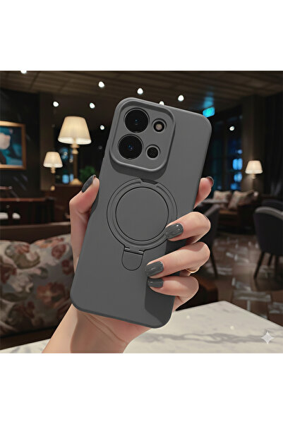 TechTrove حافظة هاتف شاومي ريدمي 15C بتصميم ناعم مع حلقة ماجسيف وغطاء مخملي د...