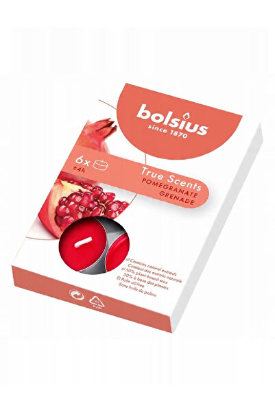 Bolsius Scented candle set, Red
