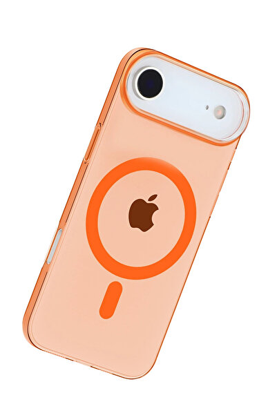 Fuchsia Apple iPhone 17 Air Pc Blank Magsafe Compatible Cover - Orange