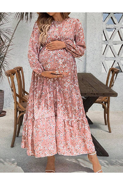 Evendi Long dress, Pink