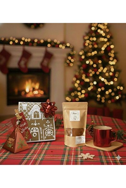Aşkana Ev Temalı Hediye Kutusu –Özel Çantalı Set-Premium Türk Kahvesi+Aynalı ...