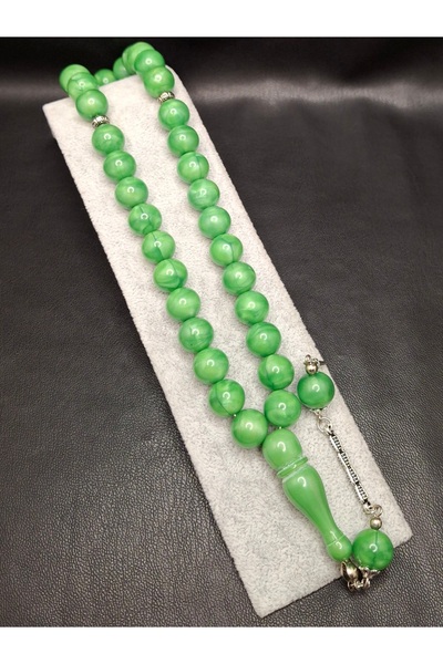 Han Ticarethane Glob de culoare verde sidefat croială mărgele de rugăciune di...