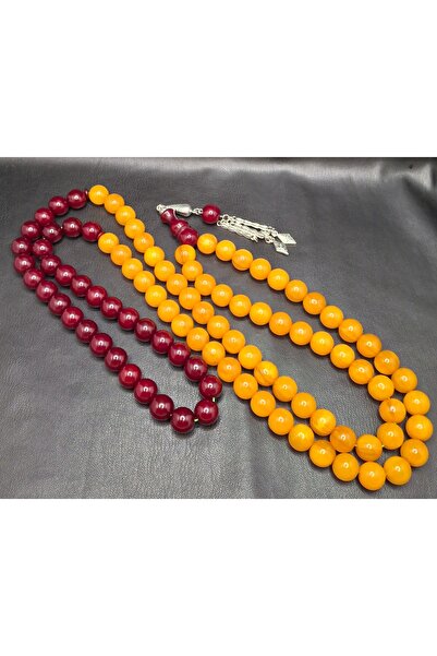 Han Ticarethane سبحة كيبربار من خشب الصندل بحجم عملاق مكونة من 99 حبة