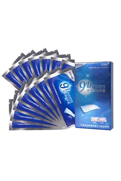 LXNZUHN Set de 14 perechi de benzi de albire a dinților 9D, LXNZUHN, albastre