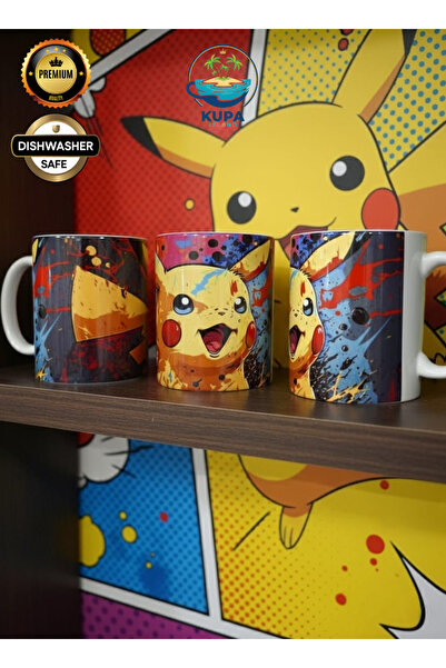 Pikaçu Premium Baskılı Kupa