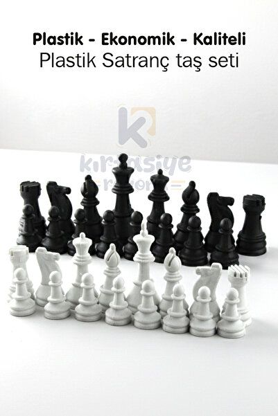 venino free & colors 32 Adetli Satranç Taş Seti Plastik - Kaliteli - Ekonomik !