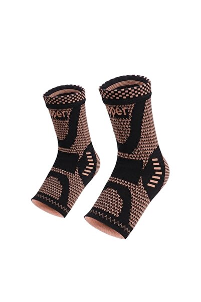 SINBINTA set de 2 șosete compresive până la gleznă cu fir de cupru, unisex, m...