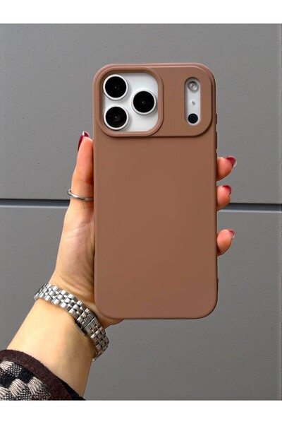 KVK PRİVACY Apple iPhone 17 Pro Kılıf Kadife Lansman Soft Yumuşak Liquid Sili...