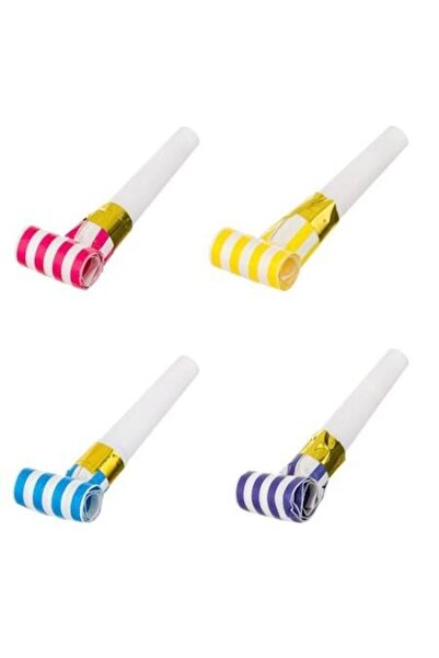 OEM Set of 12 party blowers, multicolored