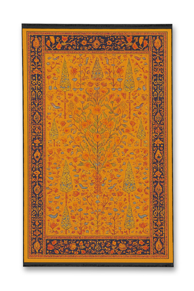Rugs Modern Halı سجادة موسو برتقالية منسوجة بنمط تقليدي وقاعدة منسوجة، سجادة ...