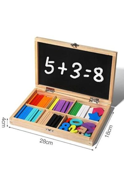 Montessori Montessori Toy, Fun Wooden Arithmetic Kit – Counting, Shapes, Tangram and Drawing