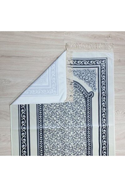 Reiashn Prayer rug with mihrab, dark gray lace, 80*120cm