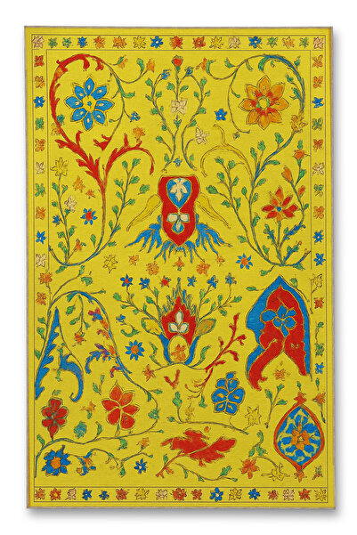 Rugs Modern Halı سجادة MOSSO ذات اللون الأصفر ذات النمط العصري المزخرف بالنبا...