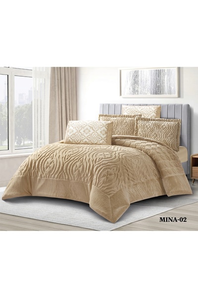 Roya home Embossa Luxe 5 Parça Uyku seti (220x240)