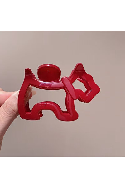 LWP Shop Pandan Design Tasarım Köpek Saç Tokası Kırmızı