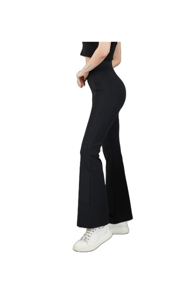 TAŞDELEN AVM ZENNE واسع الأرجل سروال ضيق بخصر مطاطي