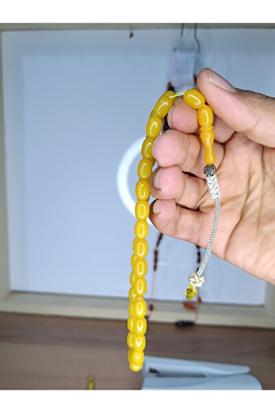 Kehribar Bakır Kazaz Püsküllü Sıkma Ve Ateş Kehribarı