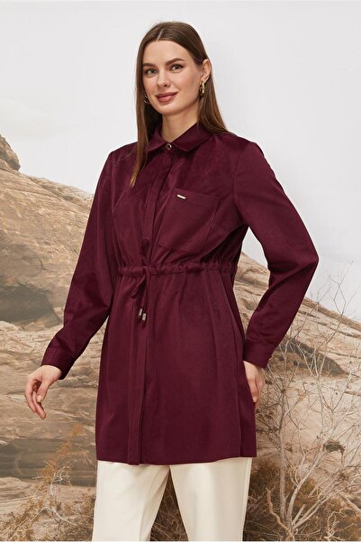 Alvina Velvet Tunic with Waist Tie 46245