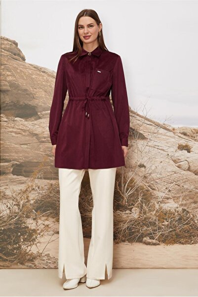 Alvina Velvet Tunic with Waist Tie 46245