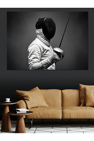 KanvasSepeti Negru Alb Pictură în ulei de înaltă calitate texturat Canvas Can...