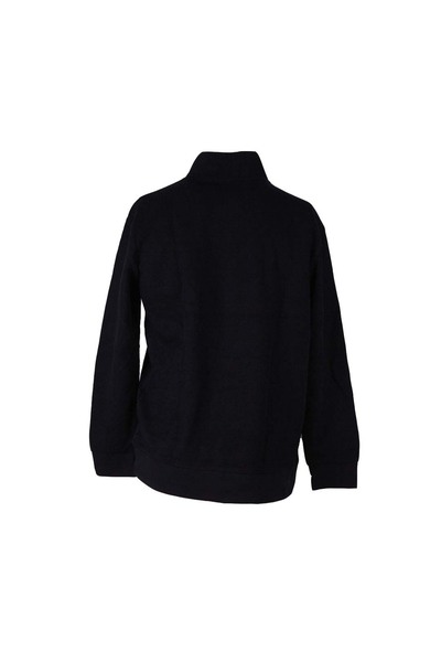 trender Ανδρικό φούτερ με μισό φερμουάρ Selani Black 5716