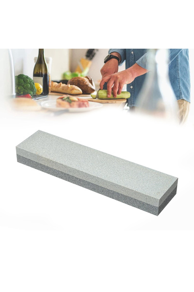 TOTAL 8 Inch Double Sided Sharpening Stone 200mm Knife Chisel Blade Whetstone