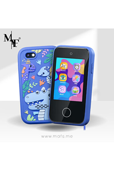 M.A&F's هاتف ذكي للأطفال من M.A&F مزود بكاميرا مزدوجة ومشغل MP3 (أزرق، للأعما...