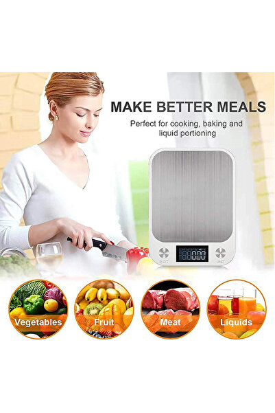 DOMEET Kitchen Scale Weighing Upto 10kgs