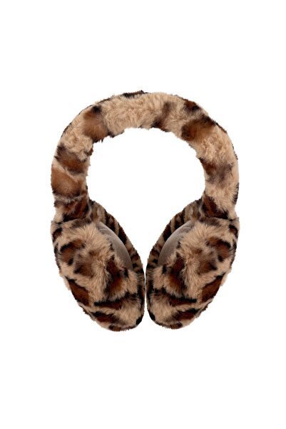 eklips Katlanabilir Peluş Leopar Kulaklık